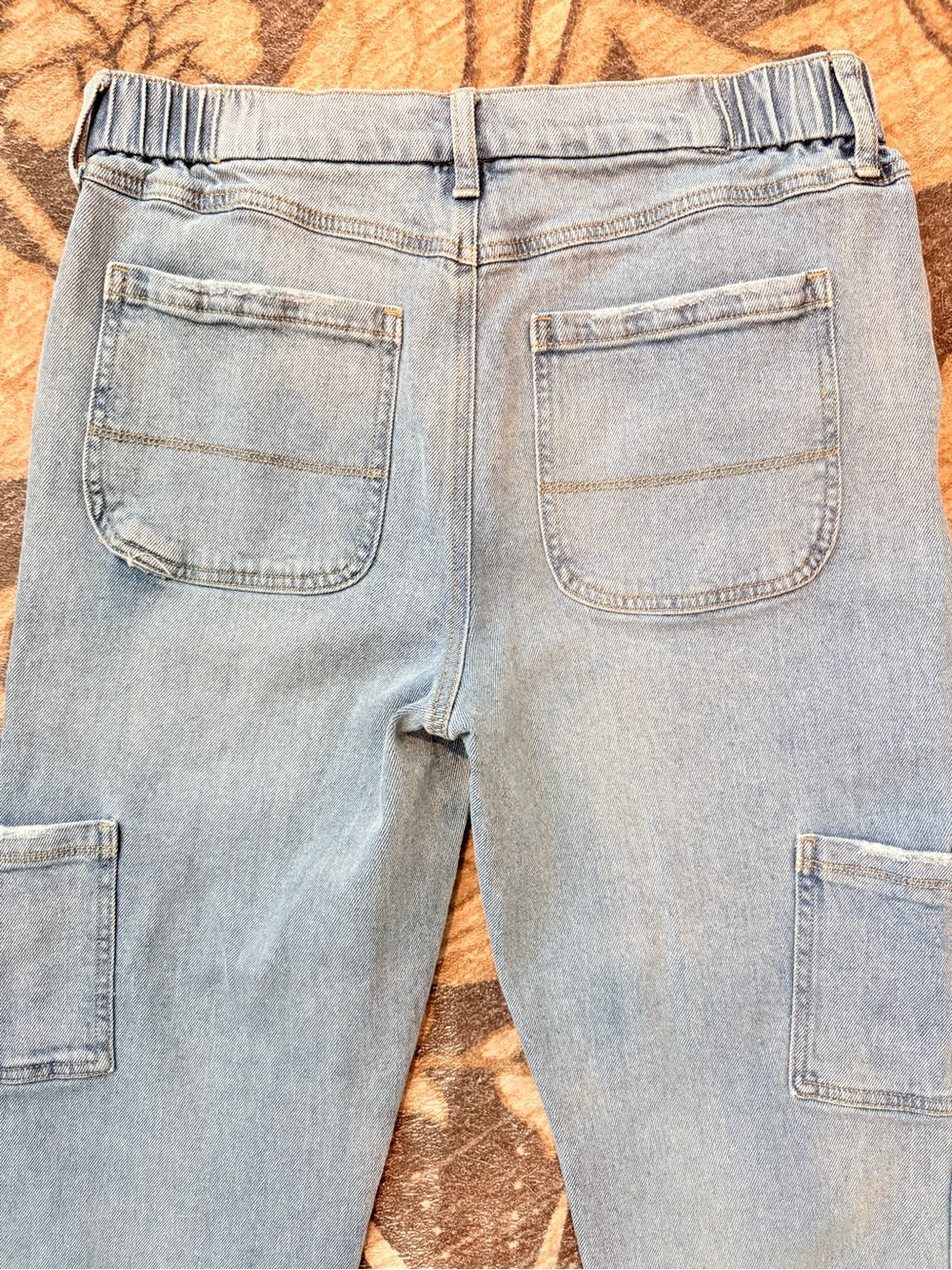 Happily Greg Cargo Denim Jeans - Light Blue - Picture 6 of 7